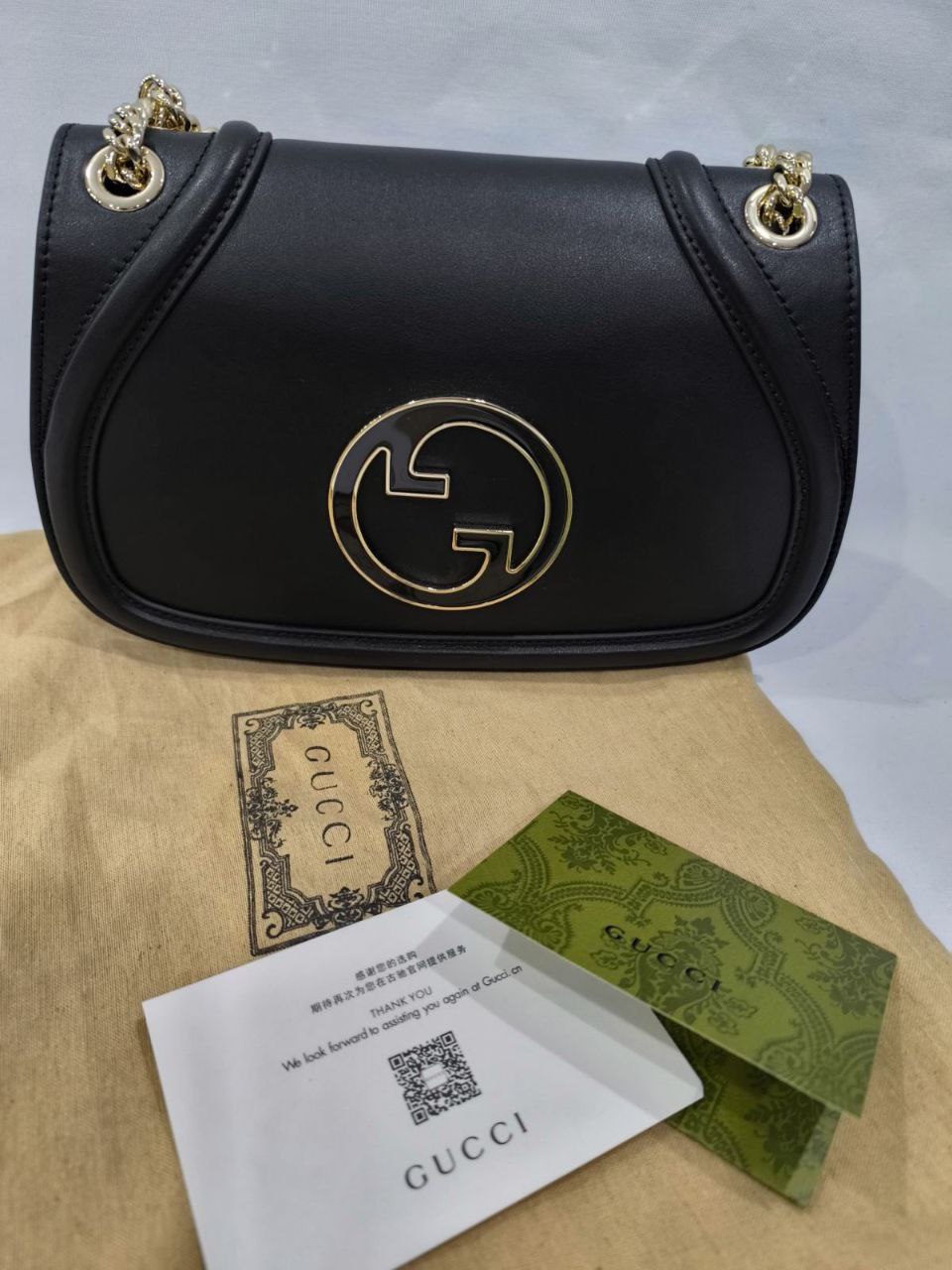 Gucci Blondie Black Shoulder Bag