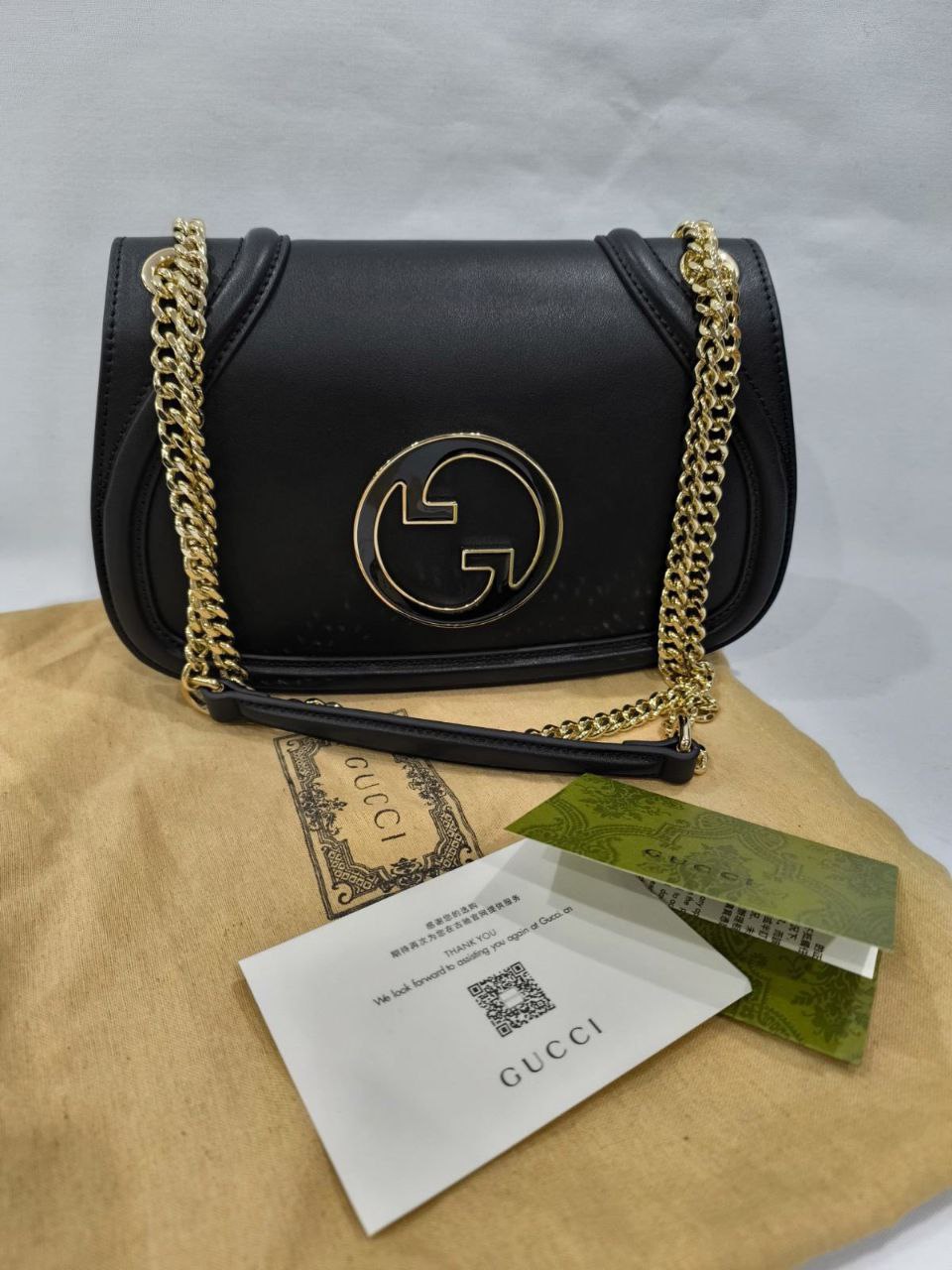 Gucci Blondie Black Shoulder Bag