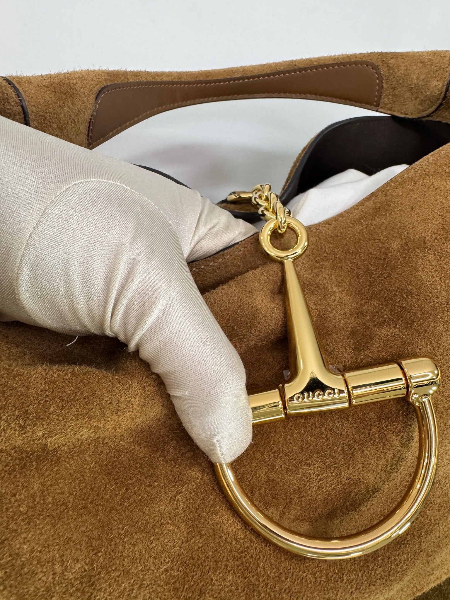 Gucci Softbit Maxi – Suede Leather