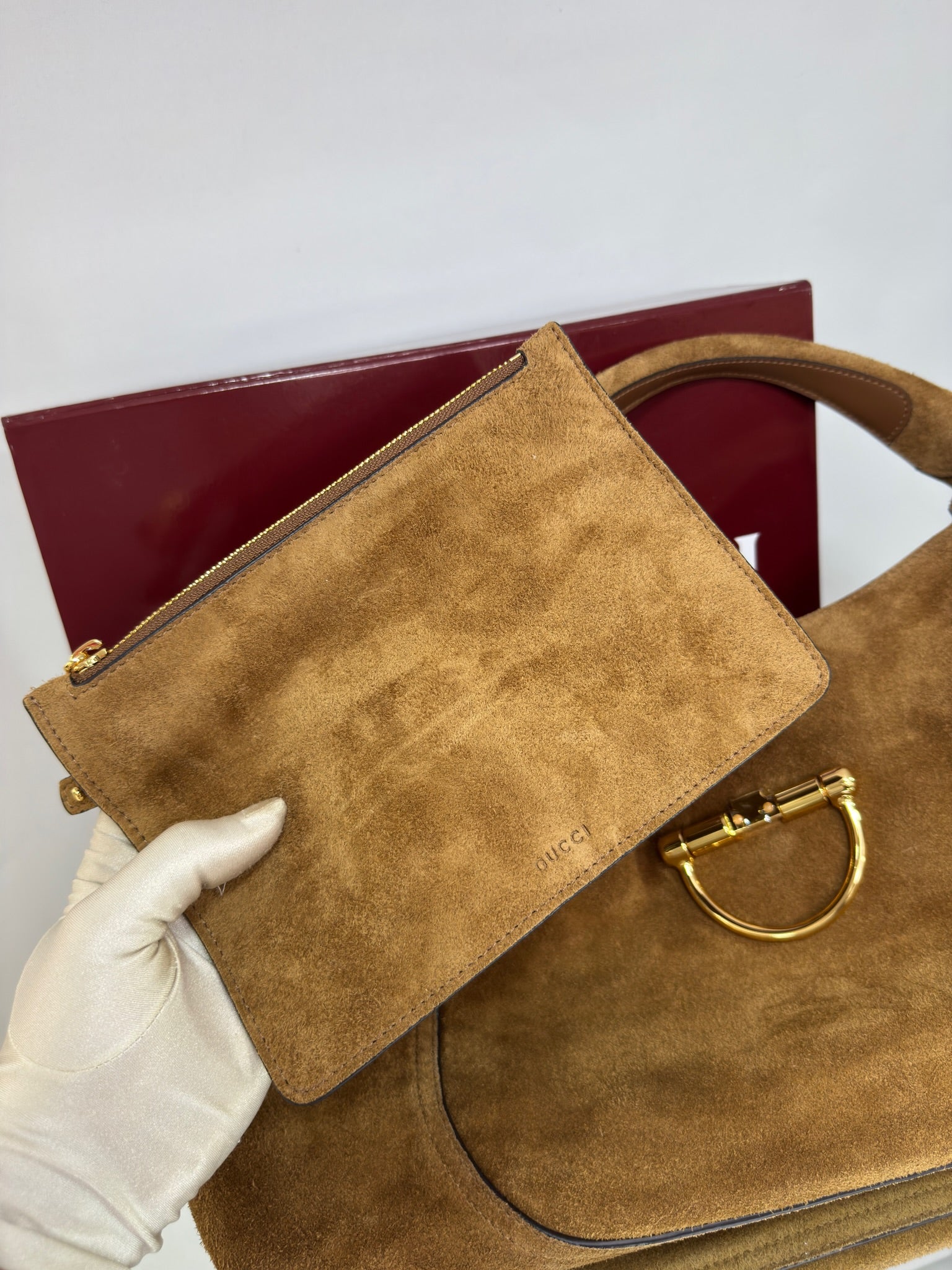 Gucci Softbit Maxi – Suede Leather