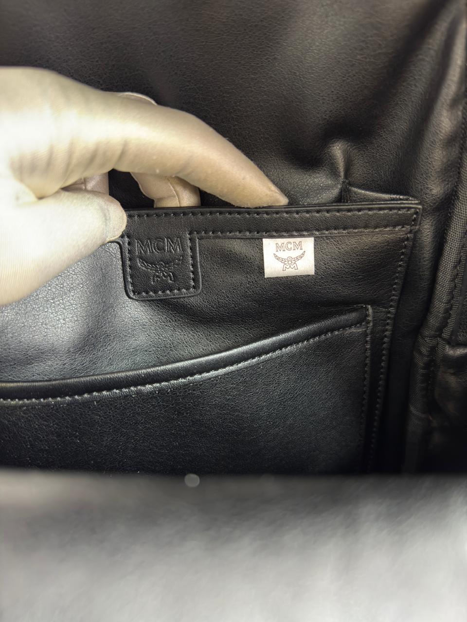 MCM Black Backpack Stark