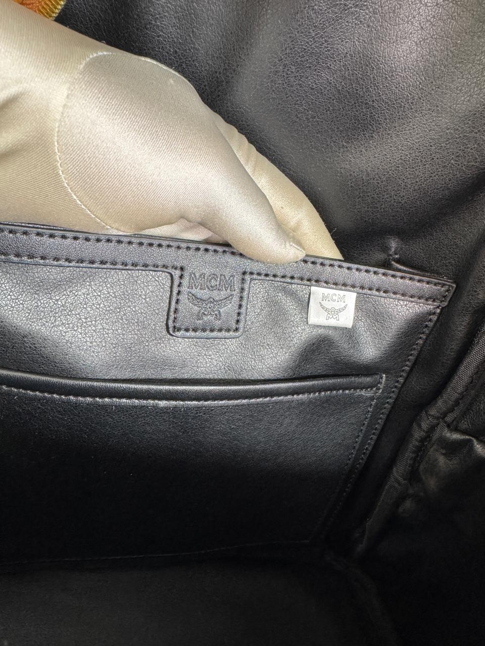 MCM Black Backpack Stark