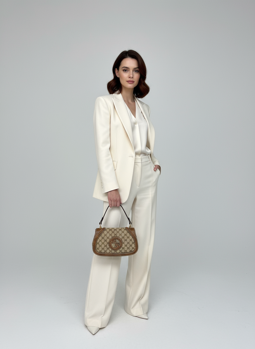 Gucci Blondie Small Top Handle Bag – GG Canvas