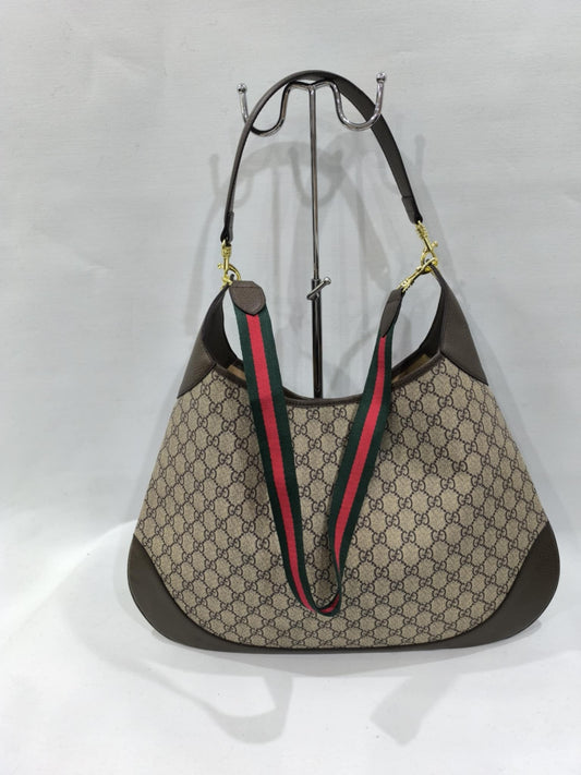 ΔΕΡΜΑΤΙΝΗ ΤΣΑΝΤΑ GUCCI EMBROIDERED