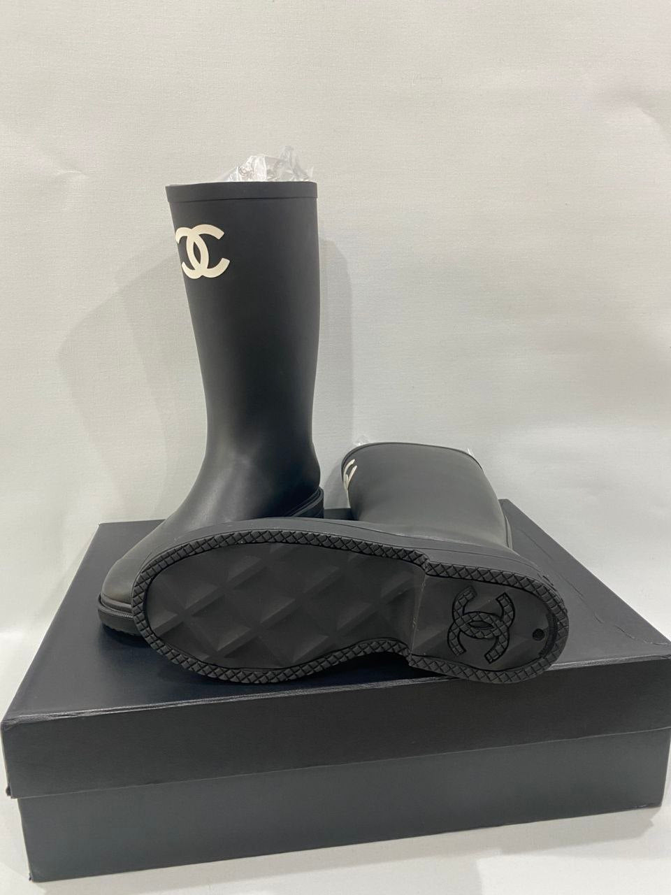 Chanel Wellington Boots
