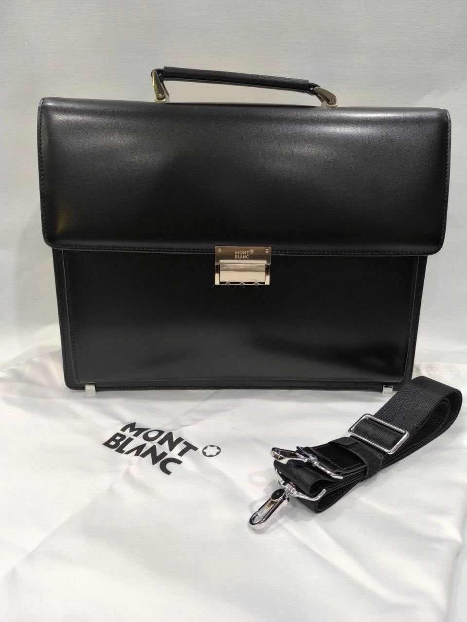 Montblanc Meisterstück Single Gusset Briefcase Bag