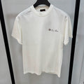 Loro Piana White Cotton T-Shirt