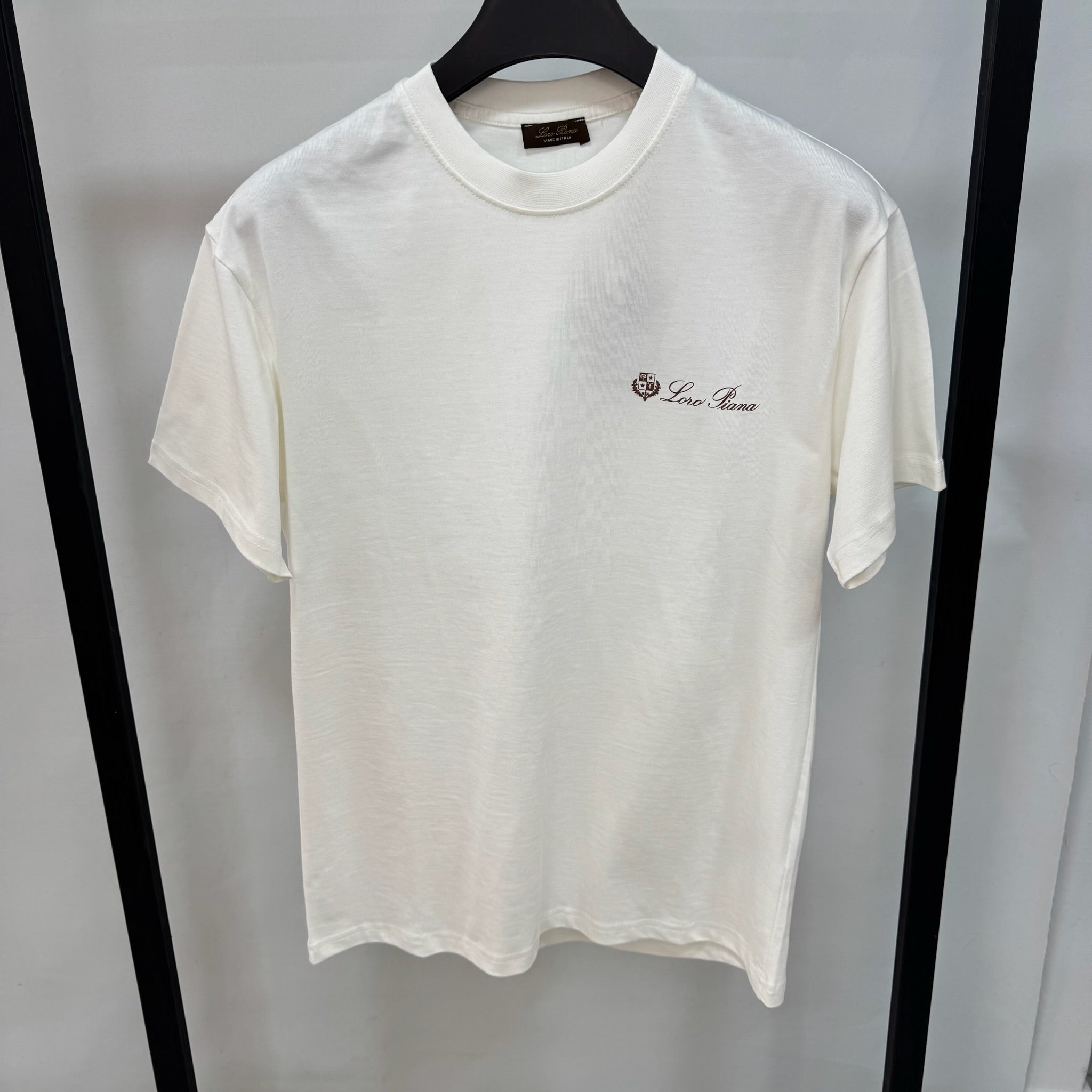 Loro Piana White Cotton T-Shirt
