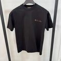 Loro Piana Black Cotton T-Shirt