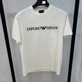 Emporio Armani White Logo Print T-Shirt