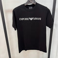 Emporio Armani Black Logo Print T-Shirt