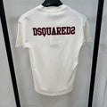 Dsquared2 Double Logo Varsity T-Shirt White