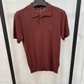 Loro Piana Luxury Cotton Piqué Polo Shirt (Bordeaux)
