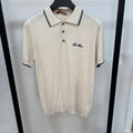 Loro Piana Knitted Silk & Cotton Polo Shirt (Cream)
