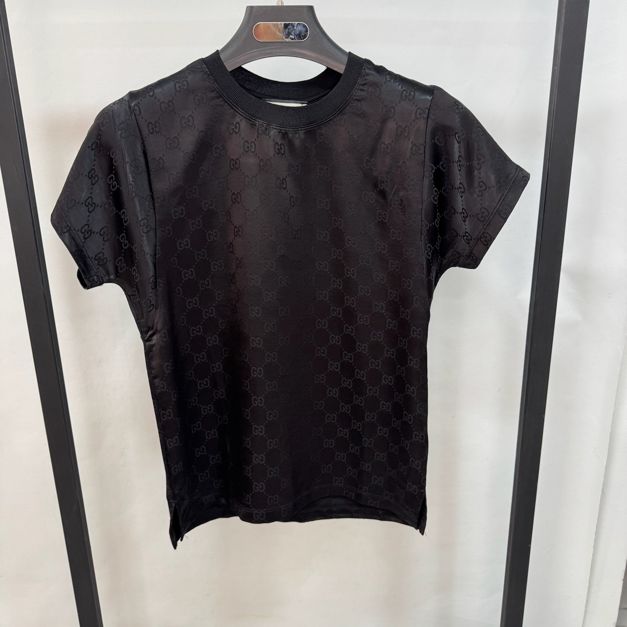 Gucci Monogram Jacquard T-shirt (Black)