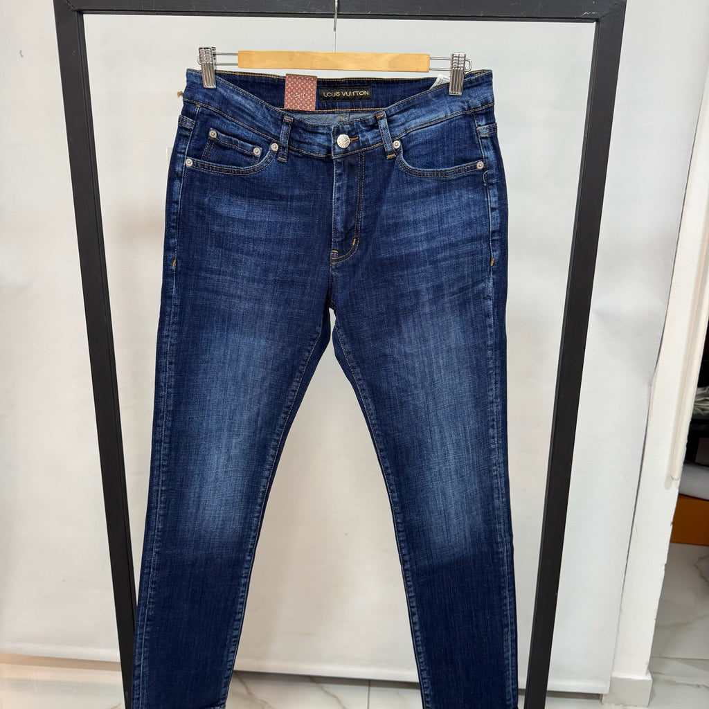 Louis Vuitton Monogram Denim Jeans (Blue)