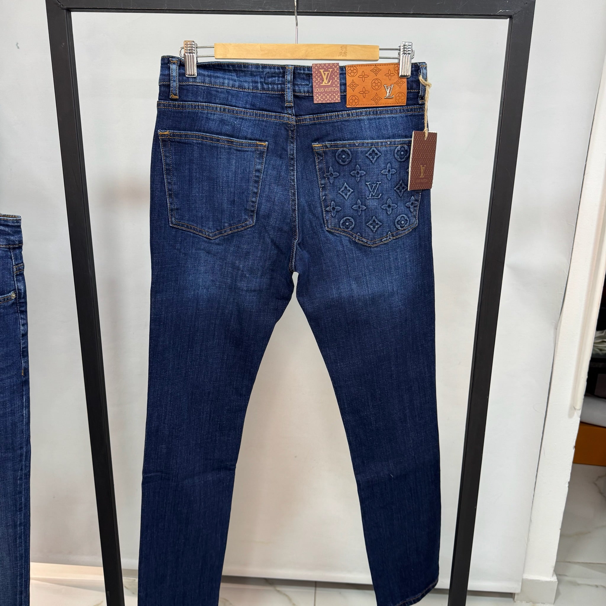 Louis Vuitton Monogram Denim Jeans (Blue)