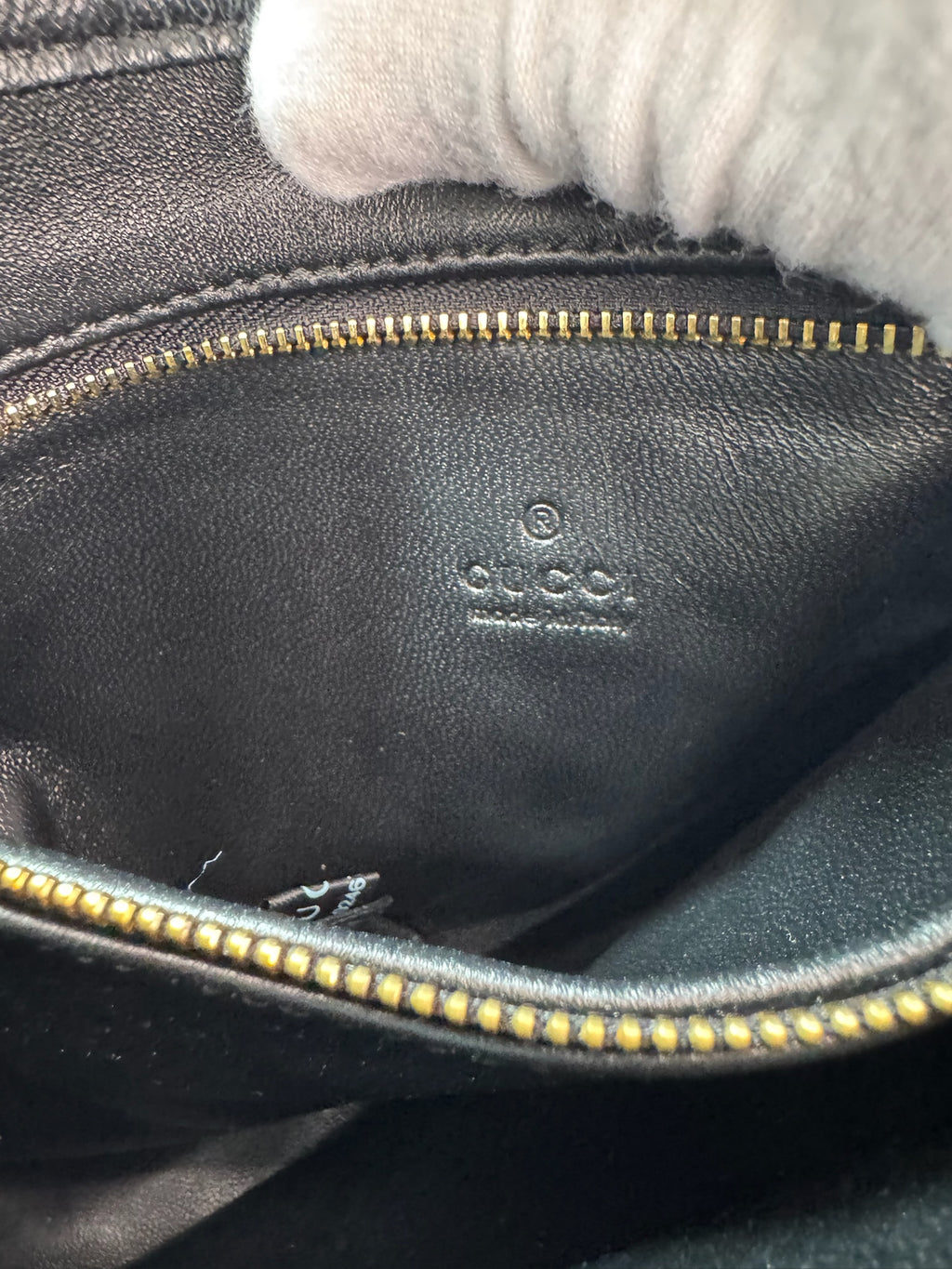 Gucci Jackie 1961 Grain Leather Shoulder Bag (Burgundy & Black)