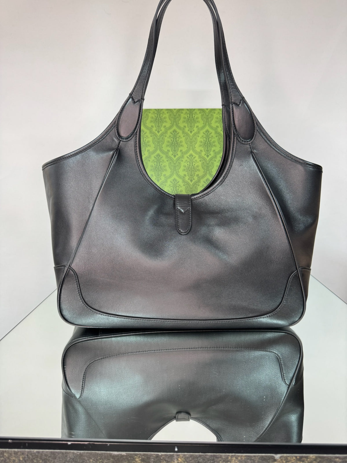 Gucci Jackie 1961 Large Leather Shoulder Bag