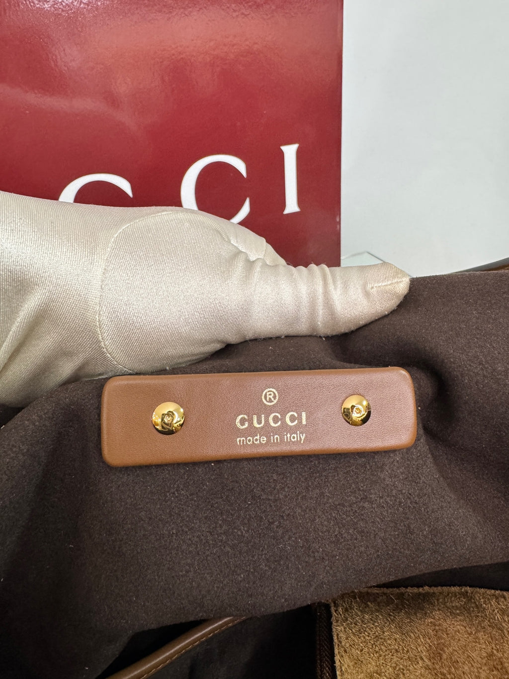Gucci Softbit Maxi – Suede Leather