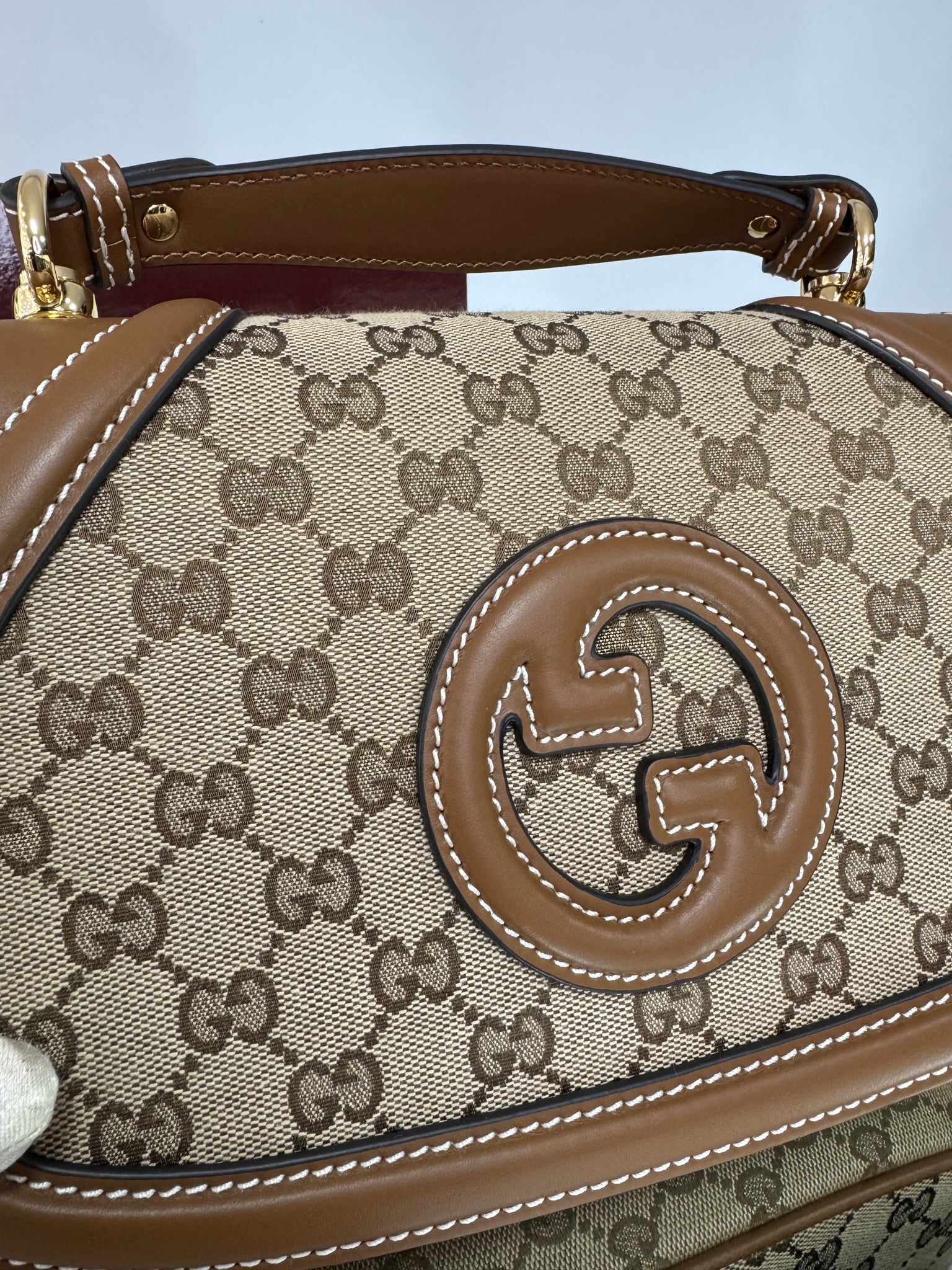 Gucci Blondie Small Top Handle Bag – GG Canvas
