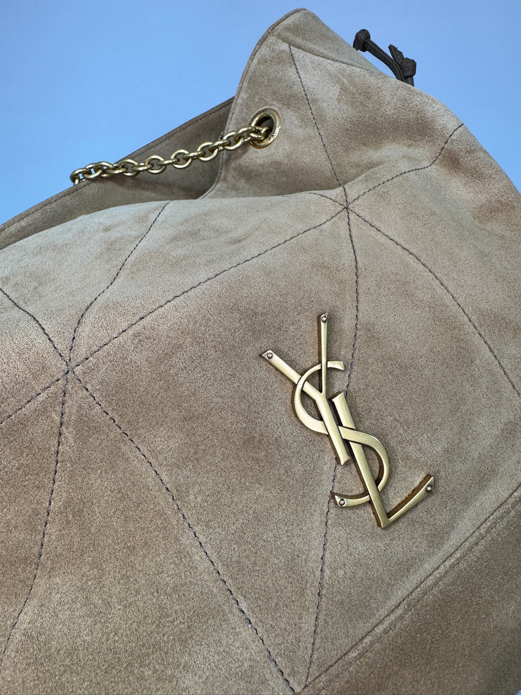 Saint Laurent Jamie 4.3 – Suede Golden Leaf