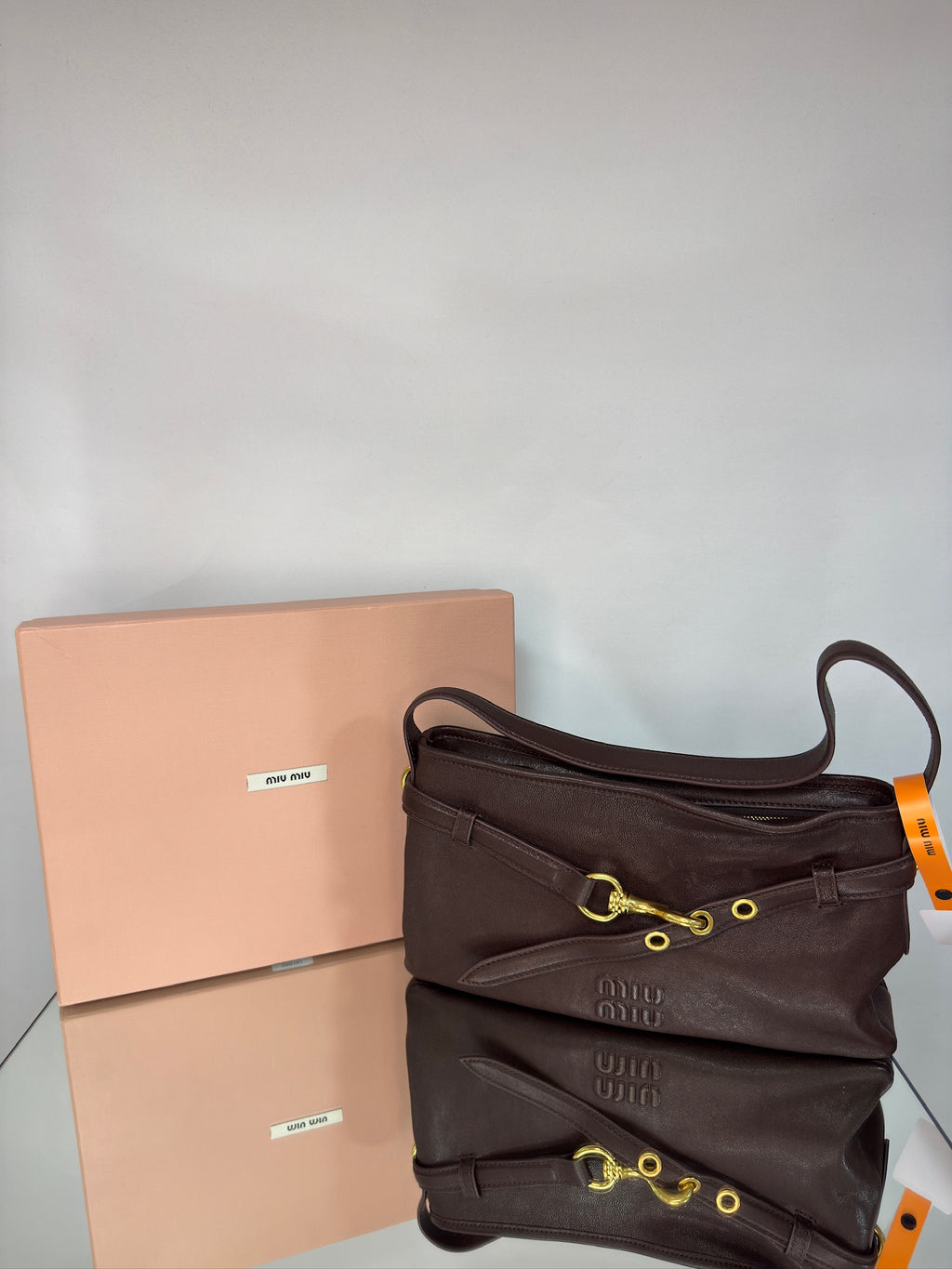 Miu Miu Aventure Bag – Nappa Leather Briarwood