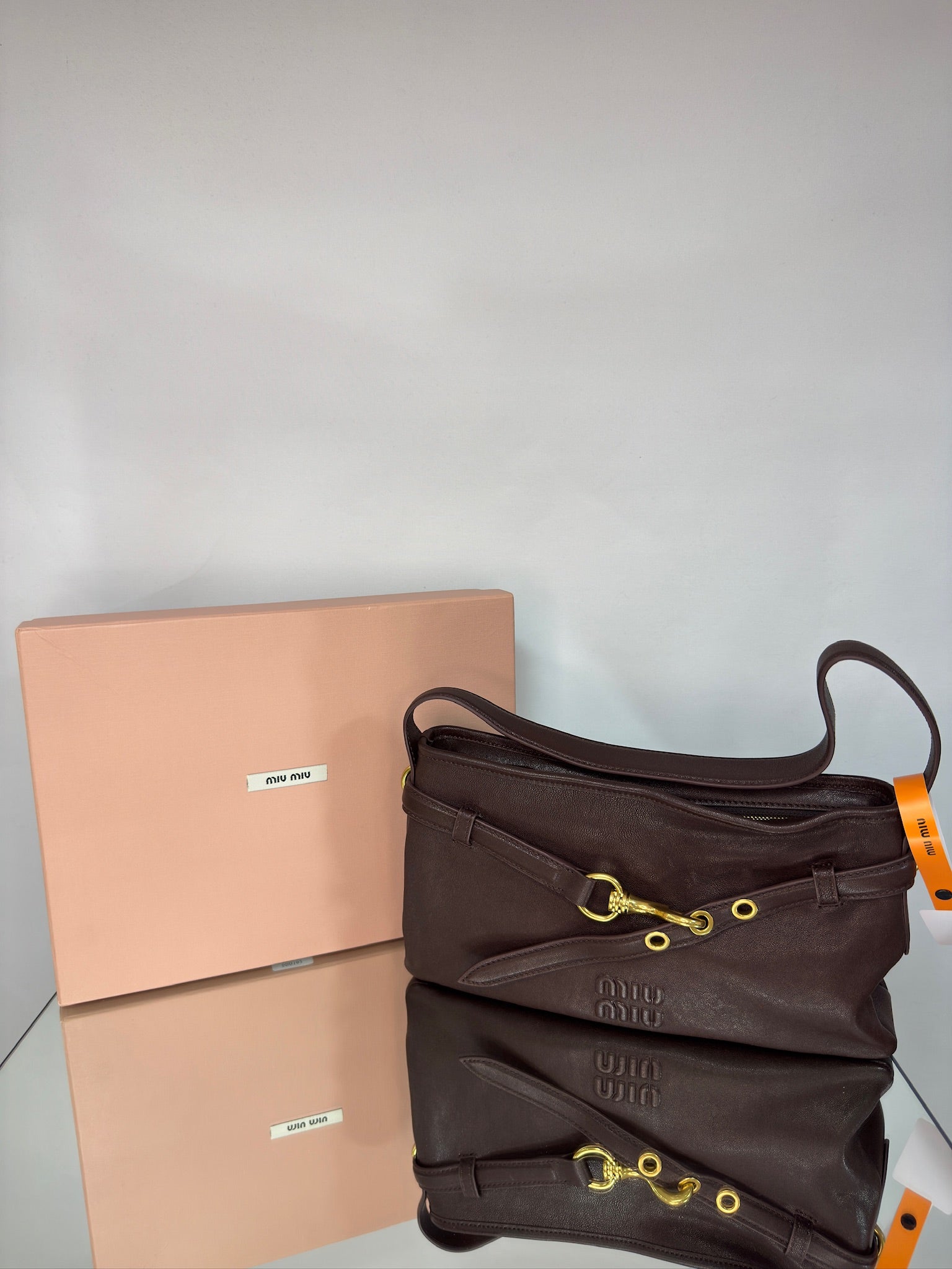 Miu Miu Aventure Bag – Nappa Leather Briarwood