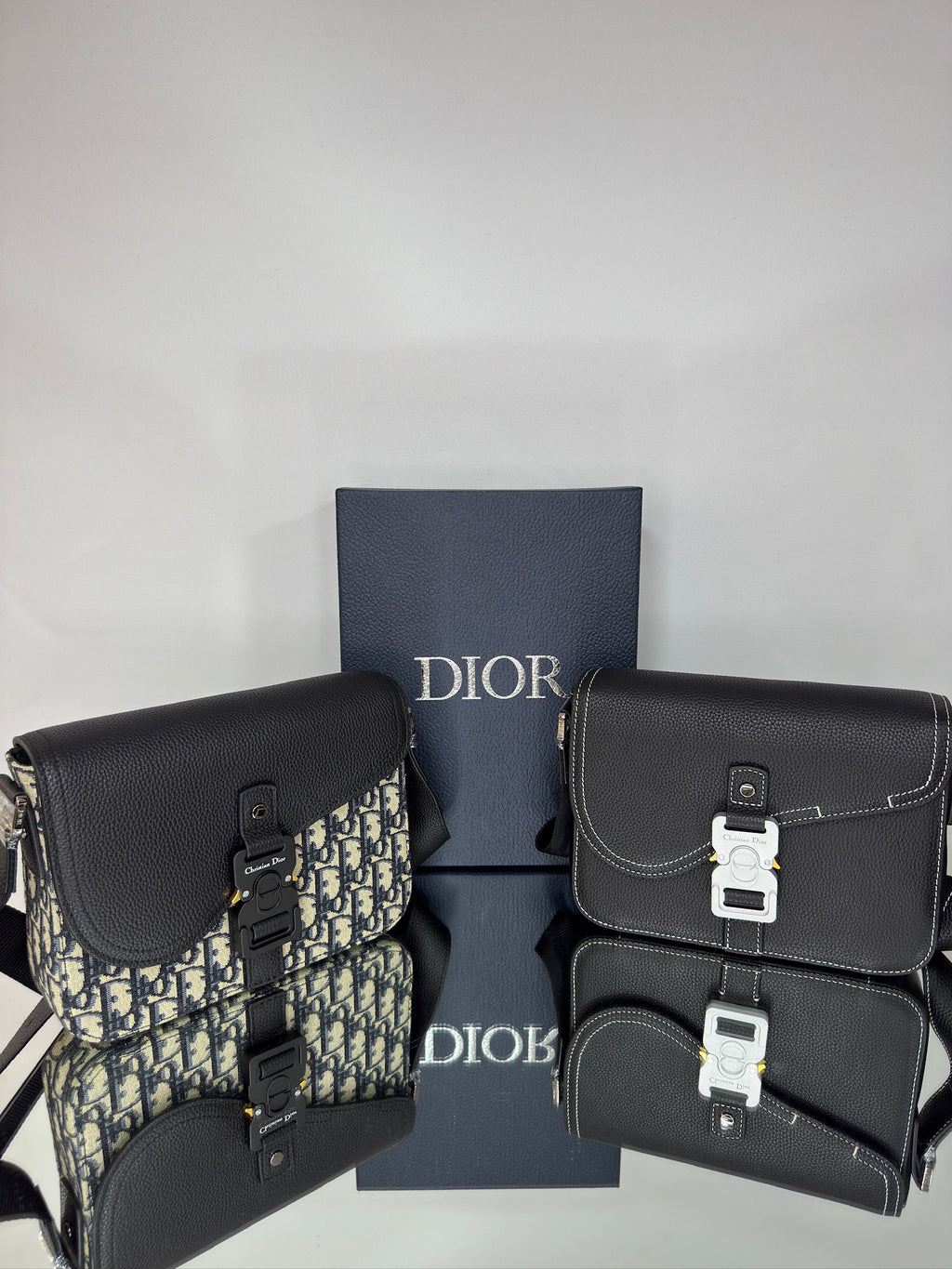 Dior Saddle A5 Pouch – Μαύρο Δέρμα