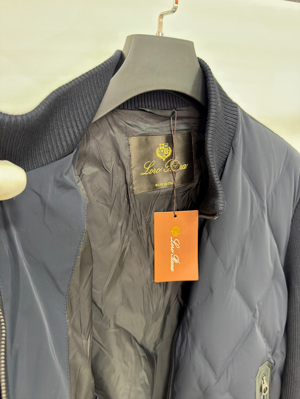 Loro Piana Meleto Quilted Wool Bomber Jacket