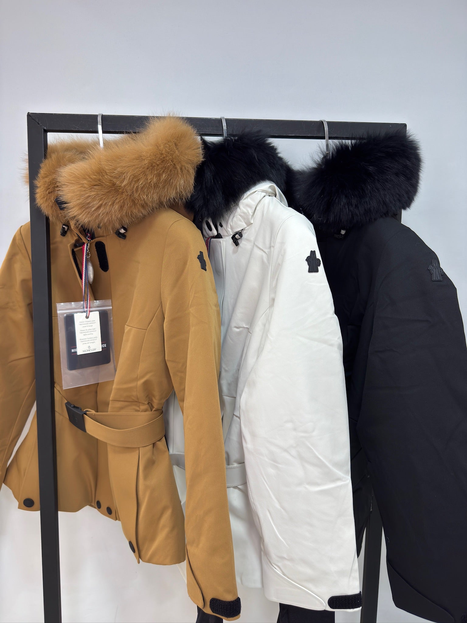 Moncler Grenoble Lapanche Down Jacket with Belt