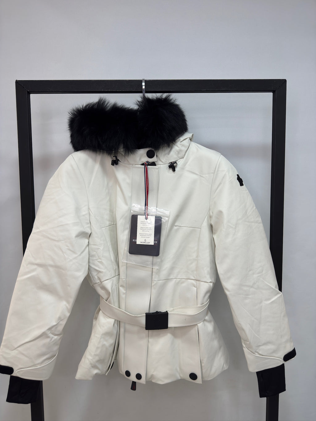 Moncler Grenoble Lapanche Down Jacket with Belt