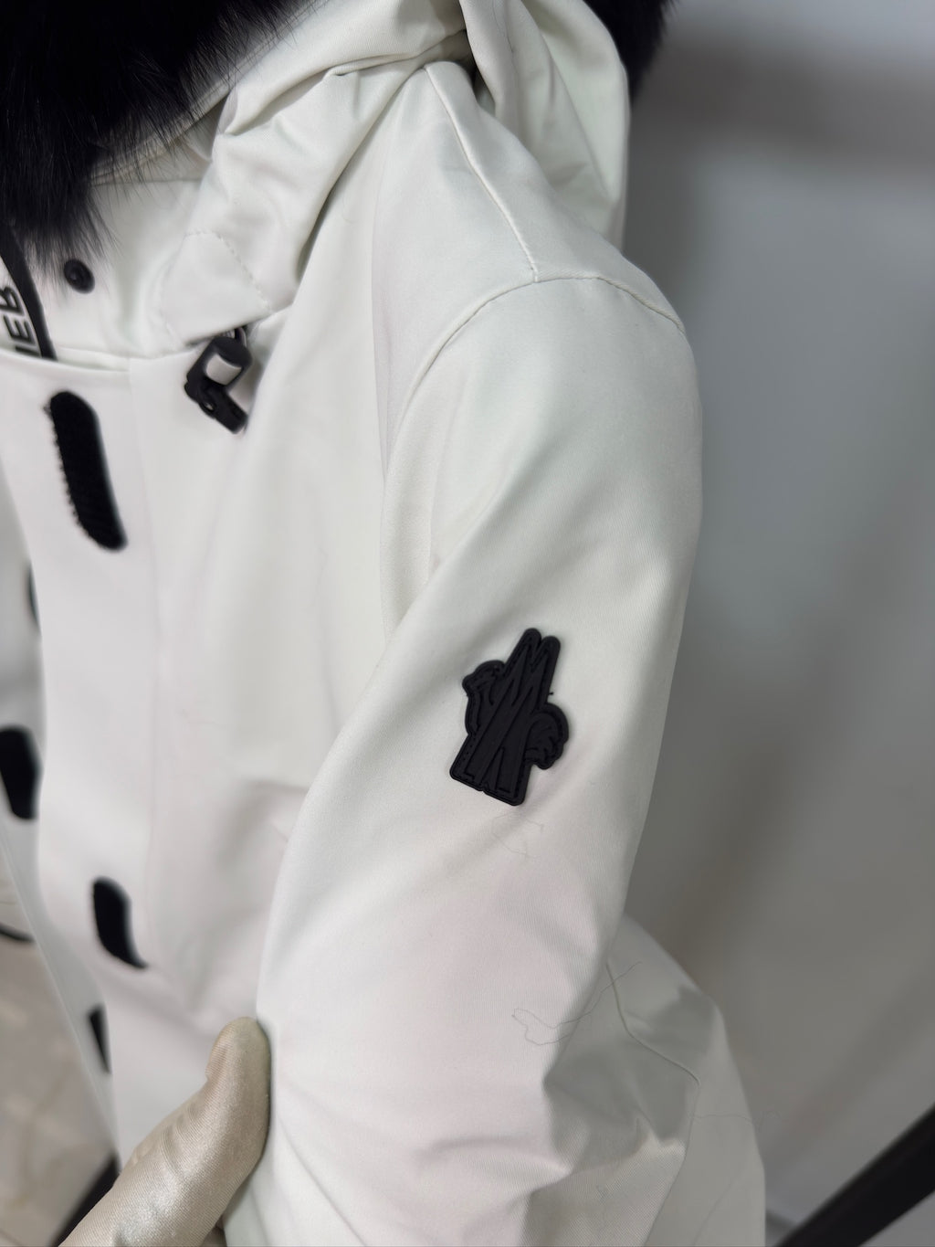 Moncler Grenoble Lapanche Down Jacket with Belt