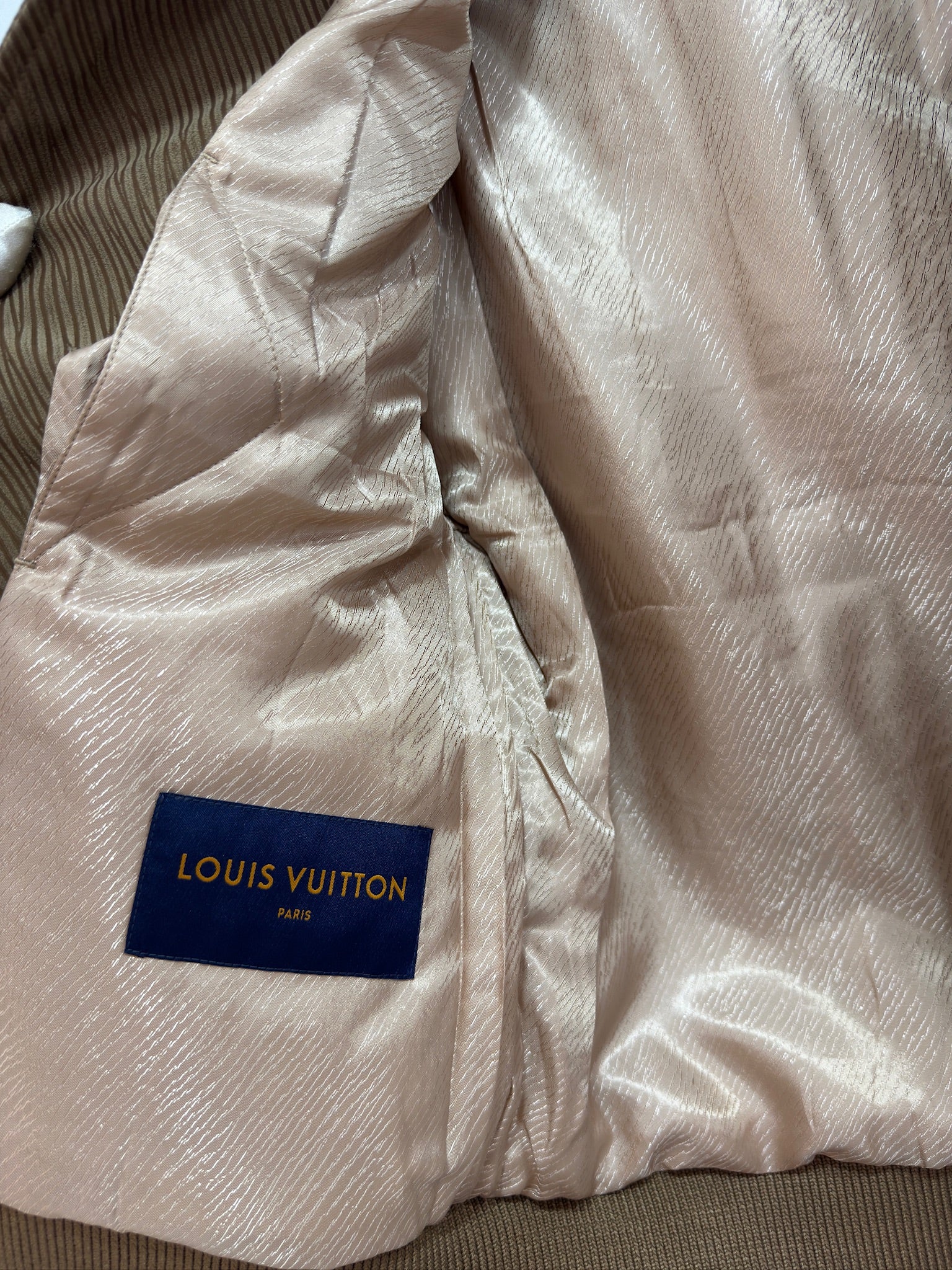 Louis Vuitton Epi Embossed Leather Flight Jacket