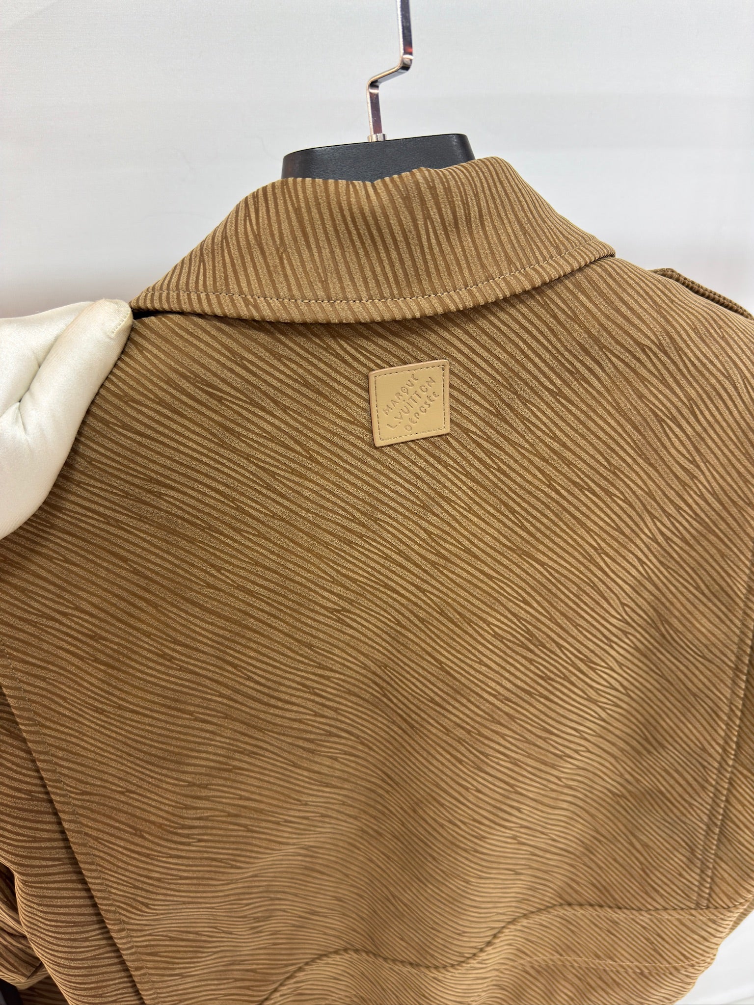 Louis Vuitton Epi Embossed Leather Flight Jacket