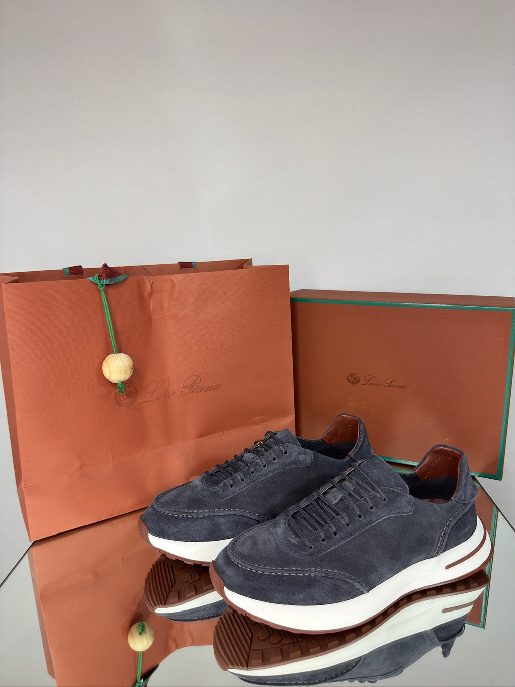 Loro Piana Week-End Evo Suede – Blue
