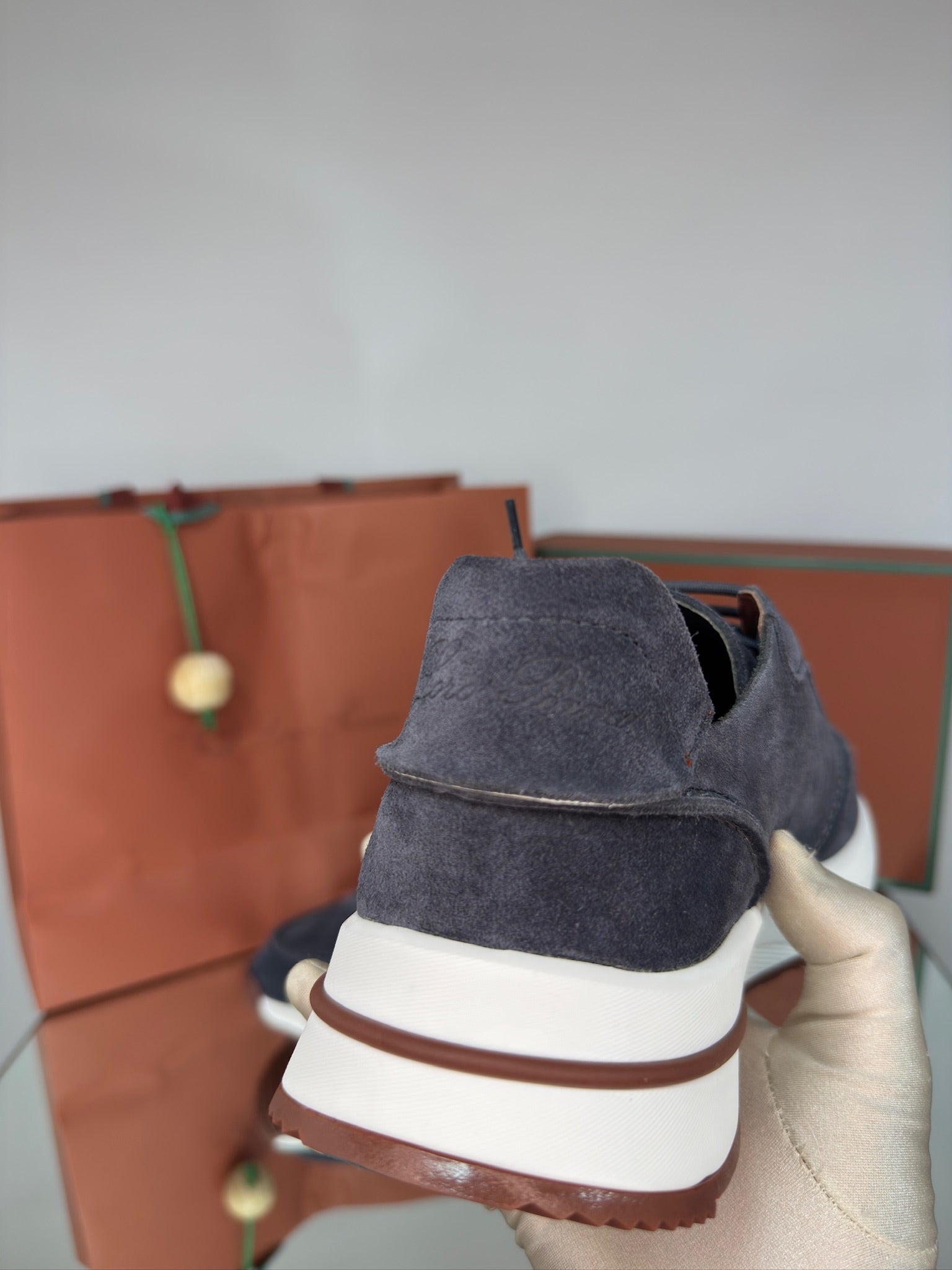 Loro Piana Week-End Evo Suede – Blue