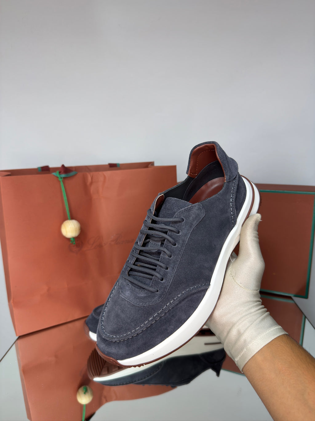 Loro Piana Week-End Evo Suede – Blue