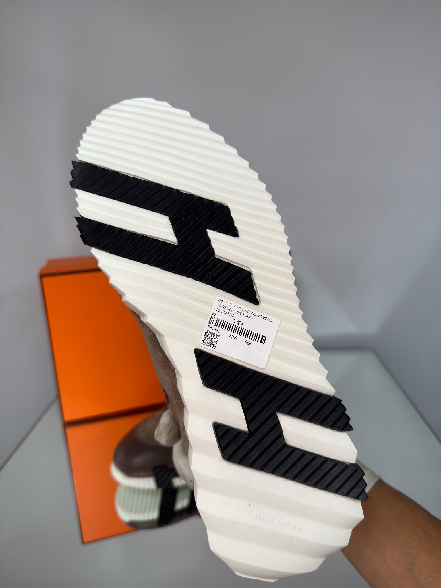 Hermès Bouncing Sneakers – Brown Leather & Suede