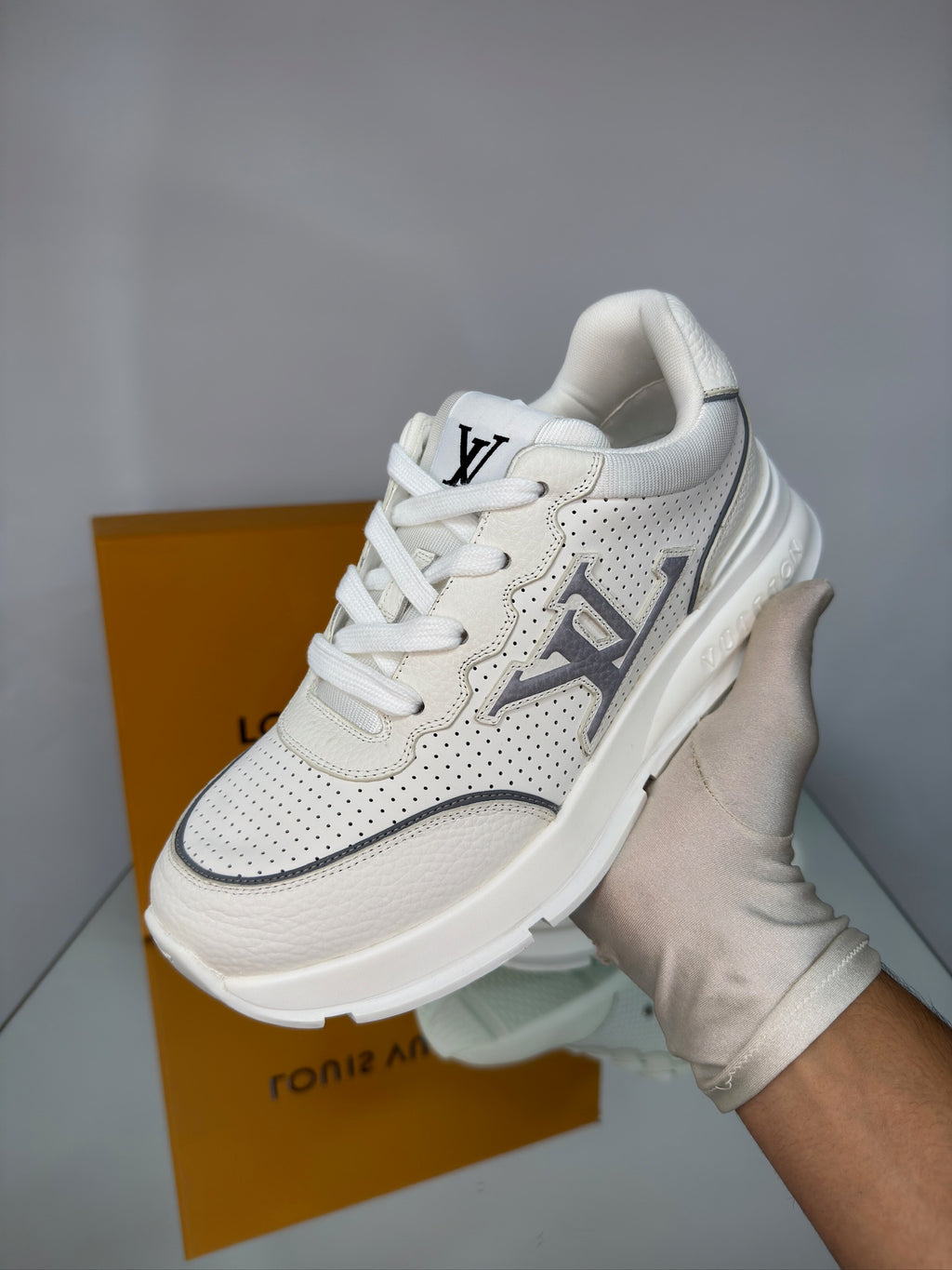 Louis Vuitton Classic Sneaker – White & Grey