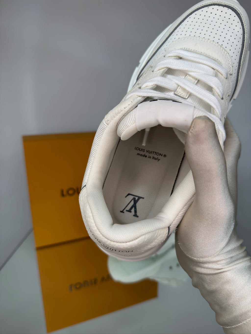 Louis Vuitton Classic Sneaker – White & Grey