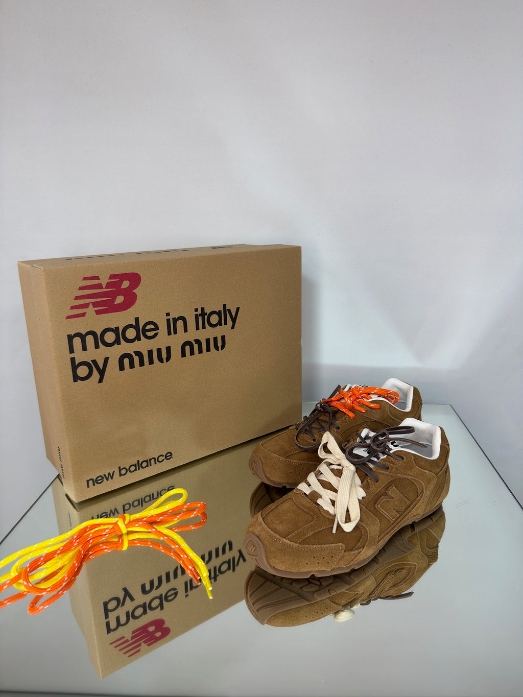 New Balance × Miu Miu 530 SL – Cinnamon Suede