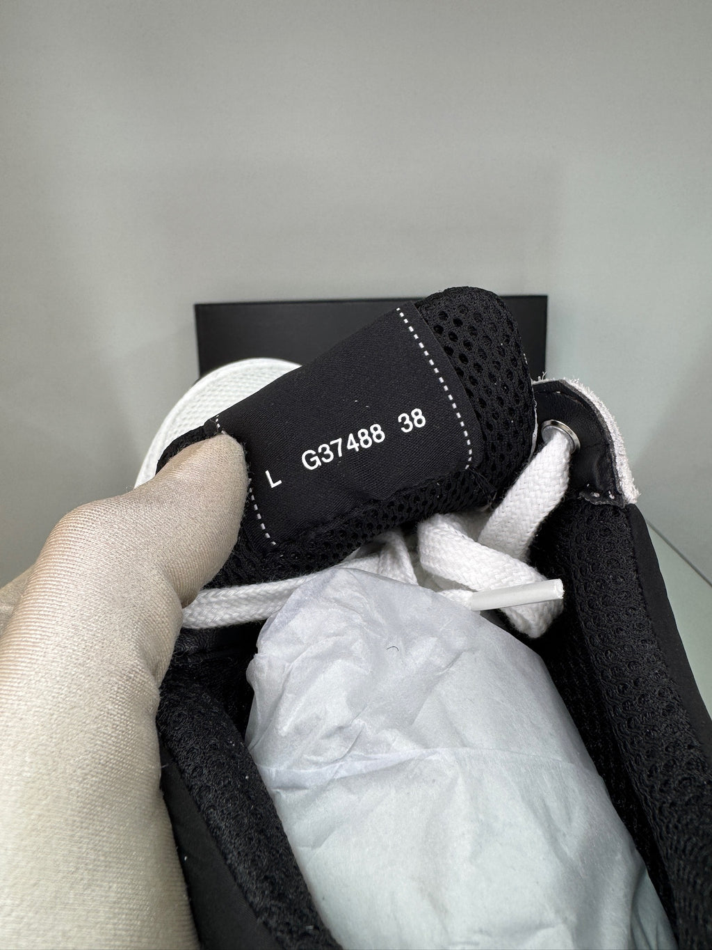 Chanel Low Top Trainers (Suede White & Black)