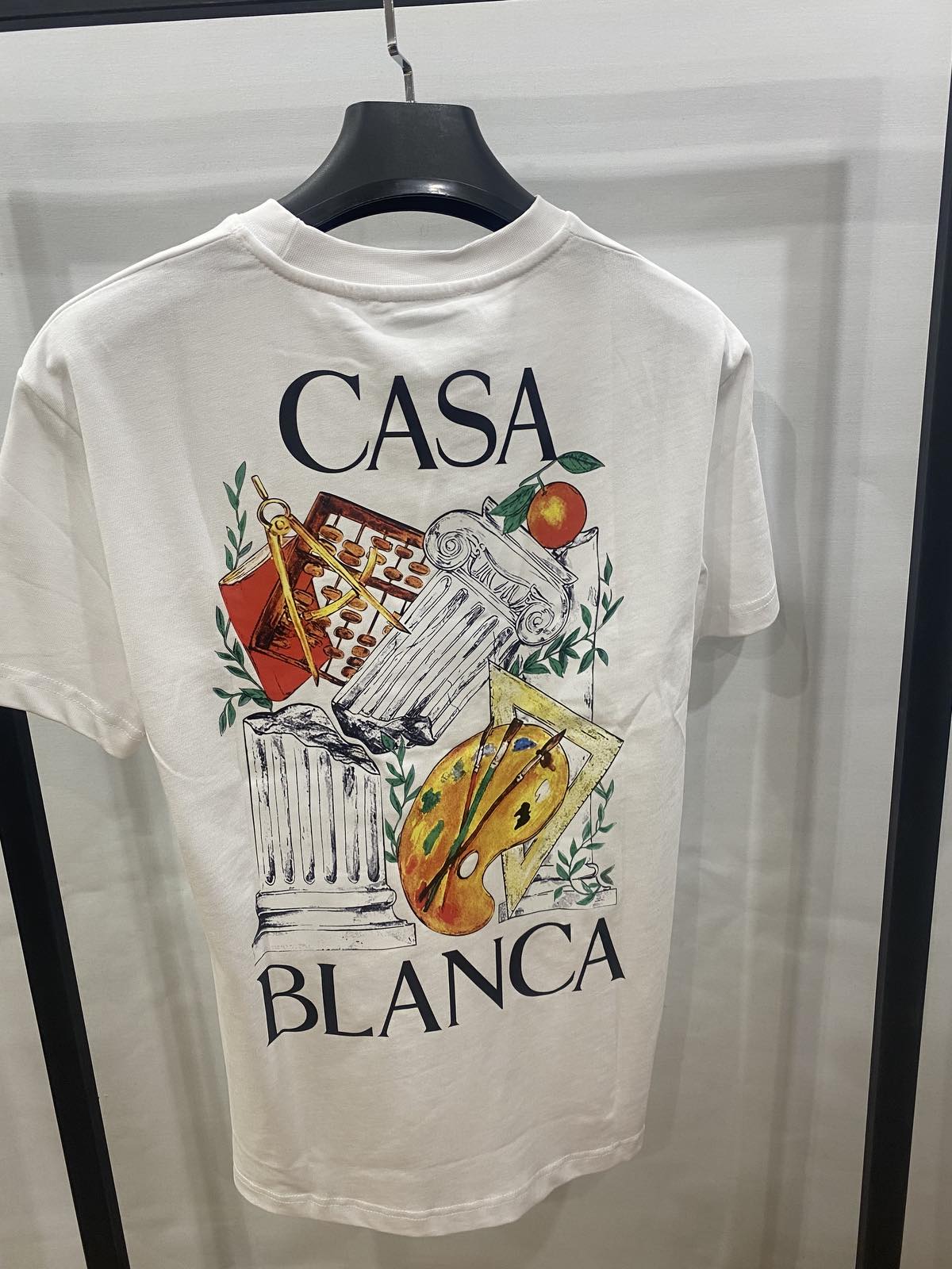 TSHIRT CASABLANCA ΛΕΥΚΟ