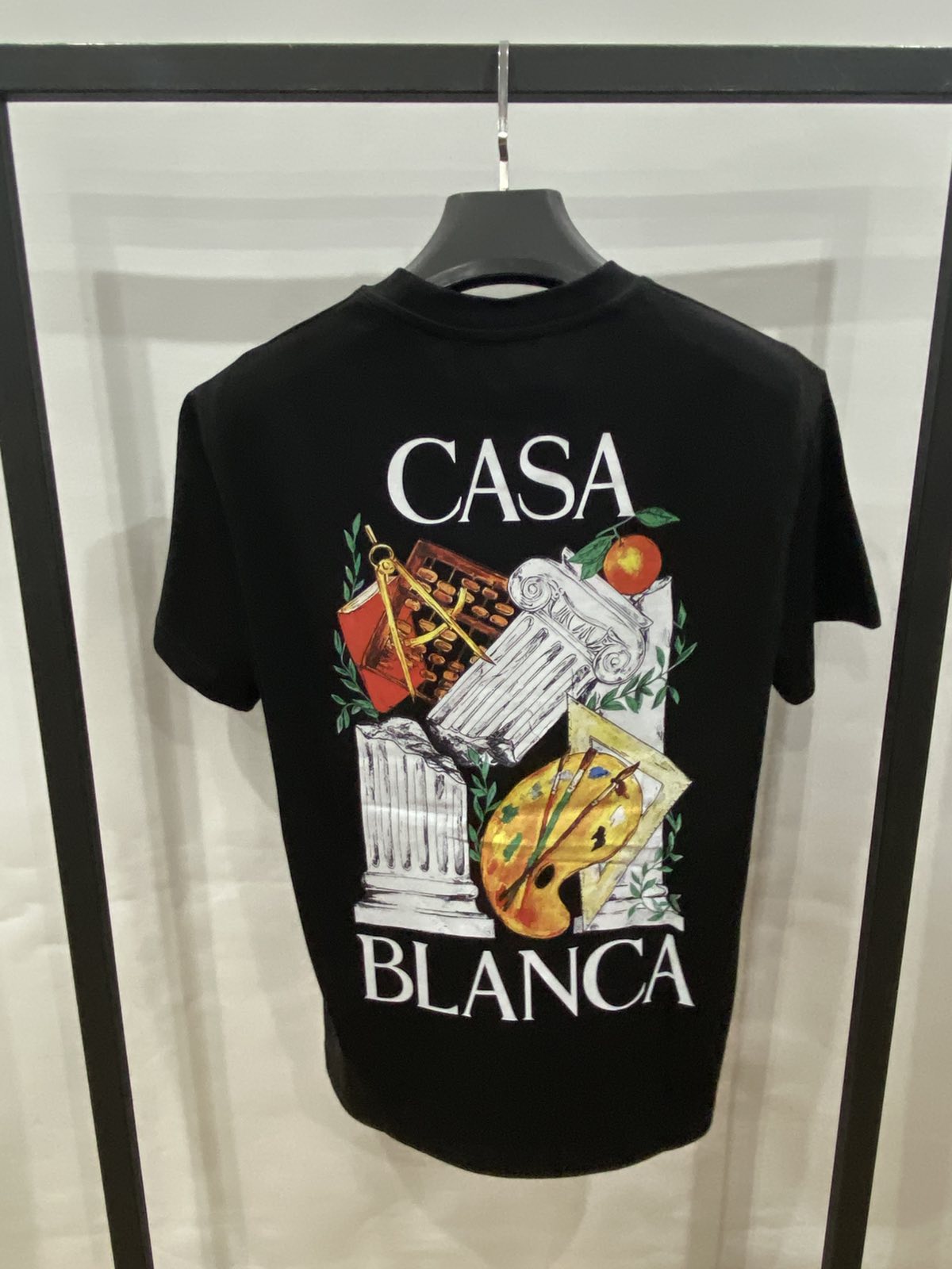 TSHIRT CASABLANCA ΜΑΥΡΟ