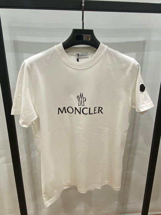 TSHIRT MONCLER ΛΕΥΚΟ ΥΠΕΡΜΕΓΕΘΟΣ