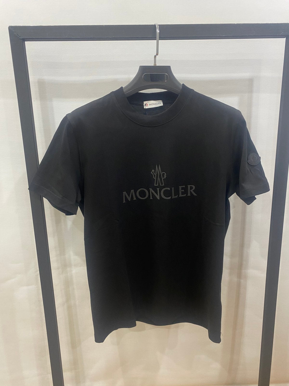 TSHIRT MONCLER ΜΑΥΡΟ ΥΠΕΡΜΕΓΕΘΟΣ