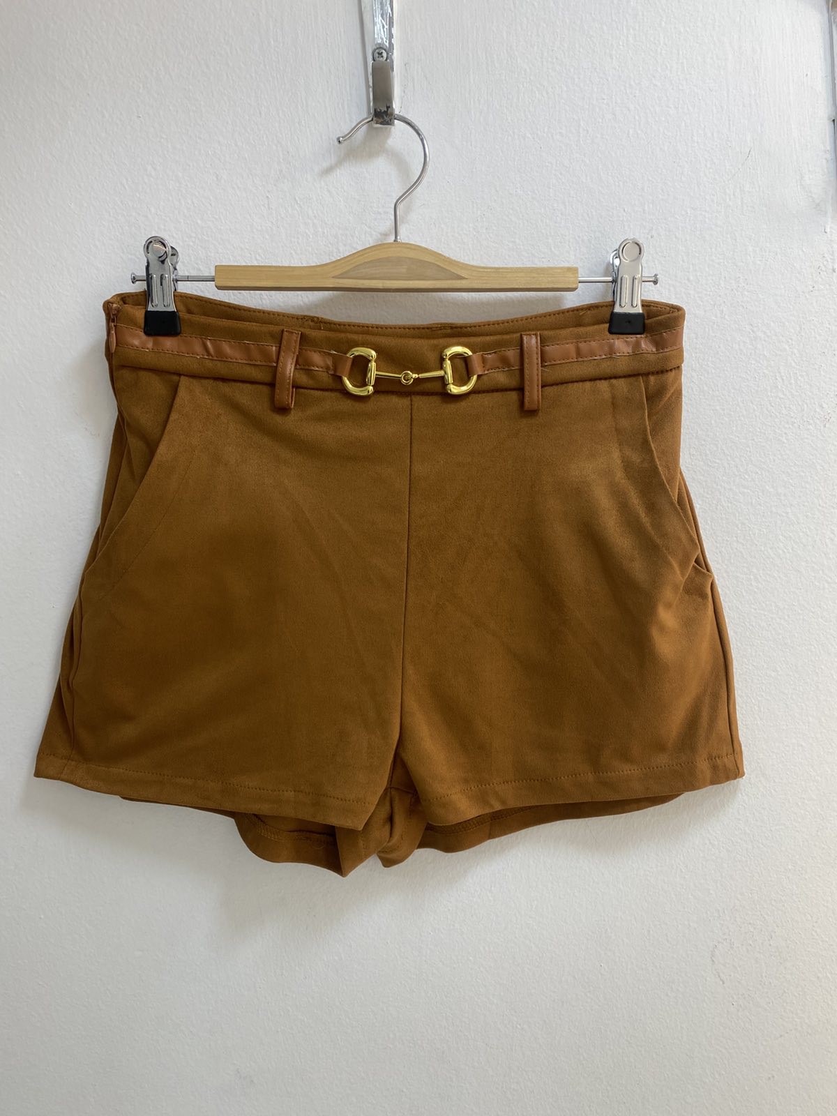Gucci Suede Shirt & Shorts Set – Horsebit Detail | Brown