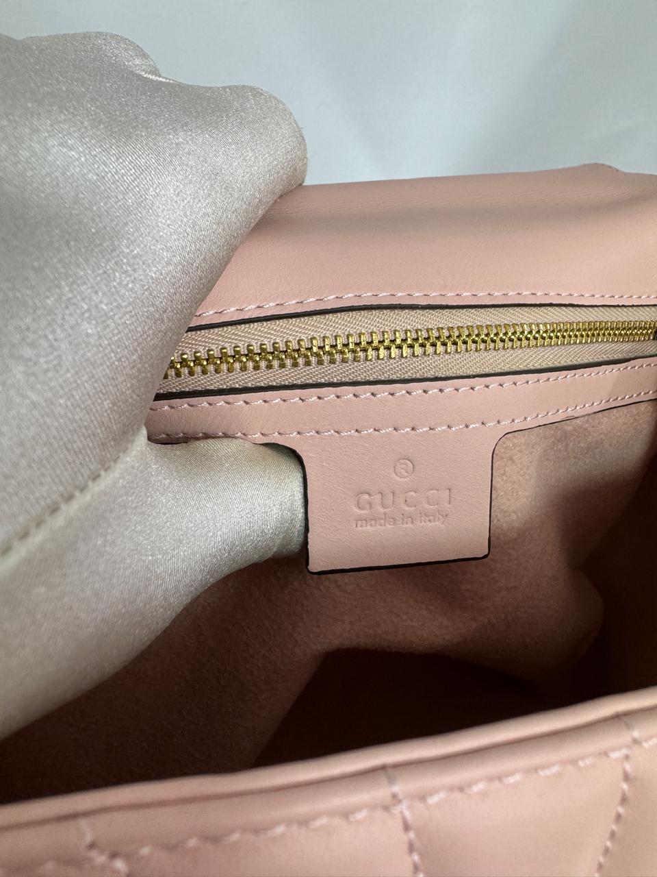 Gucci Calfskin Bamboo Queen Margaret backpack