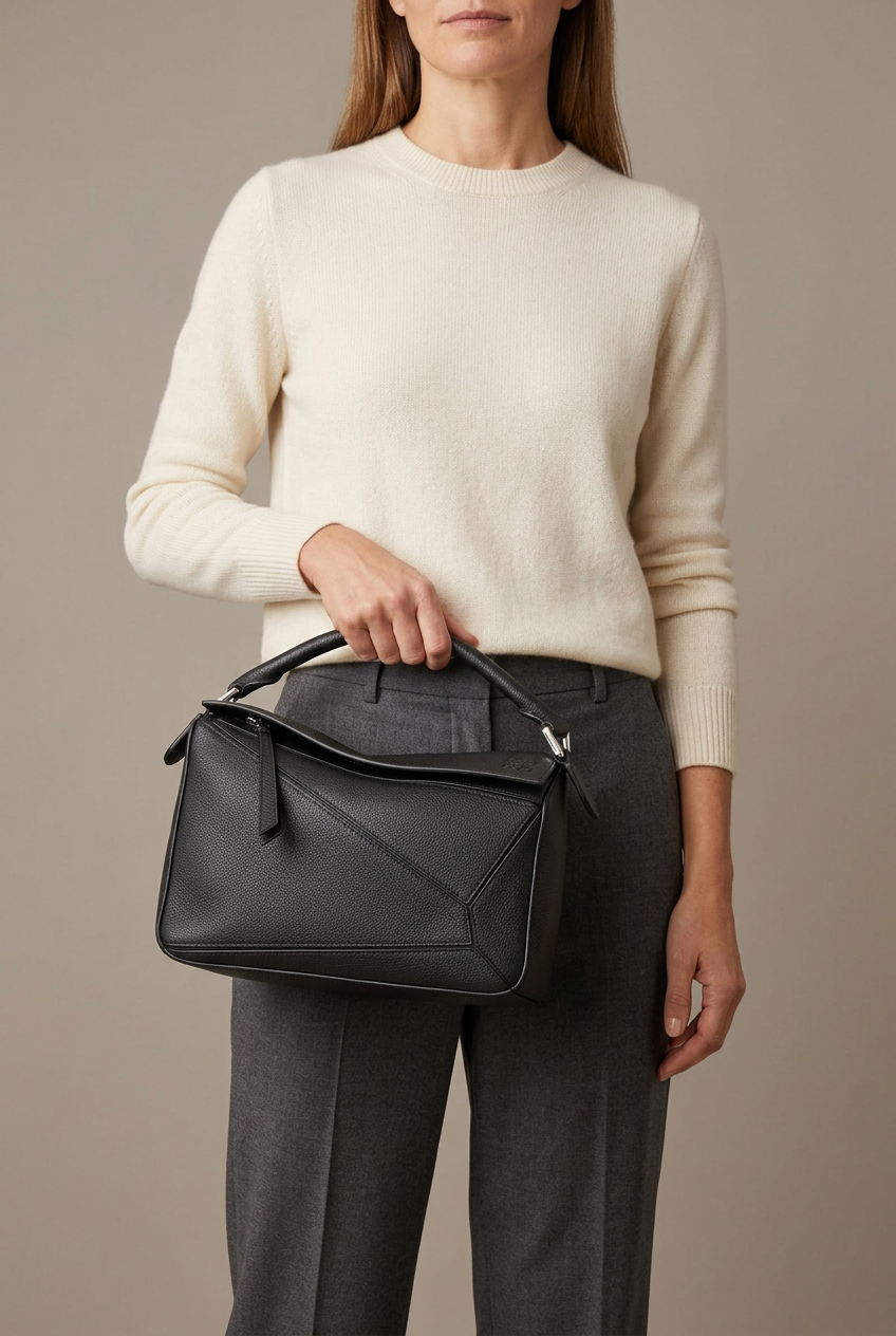 Loewe Puzzle Leather Shoulder & Crossbody Bag